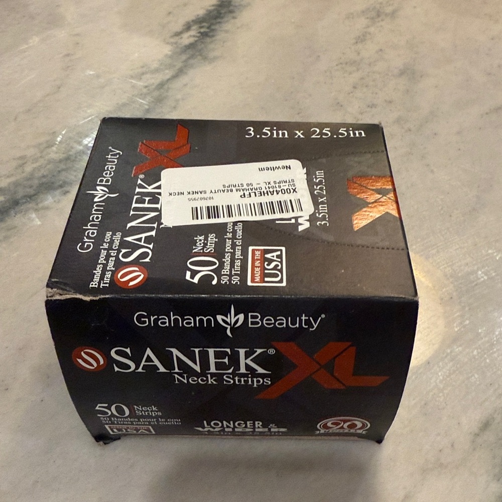 NEW carton/pack of 50 Sanek neck strips 3.5”x25.5”
